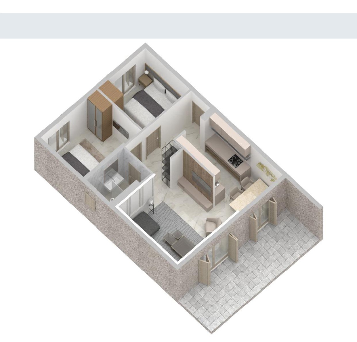 Image of Apartment in new building - 1 Bedrooms for Sale in Herceg-Novi-Meljine-Montenegro, Image 8